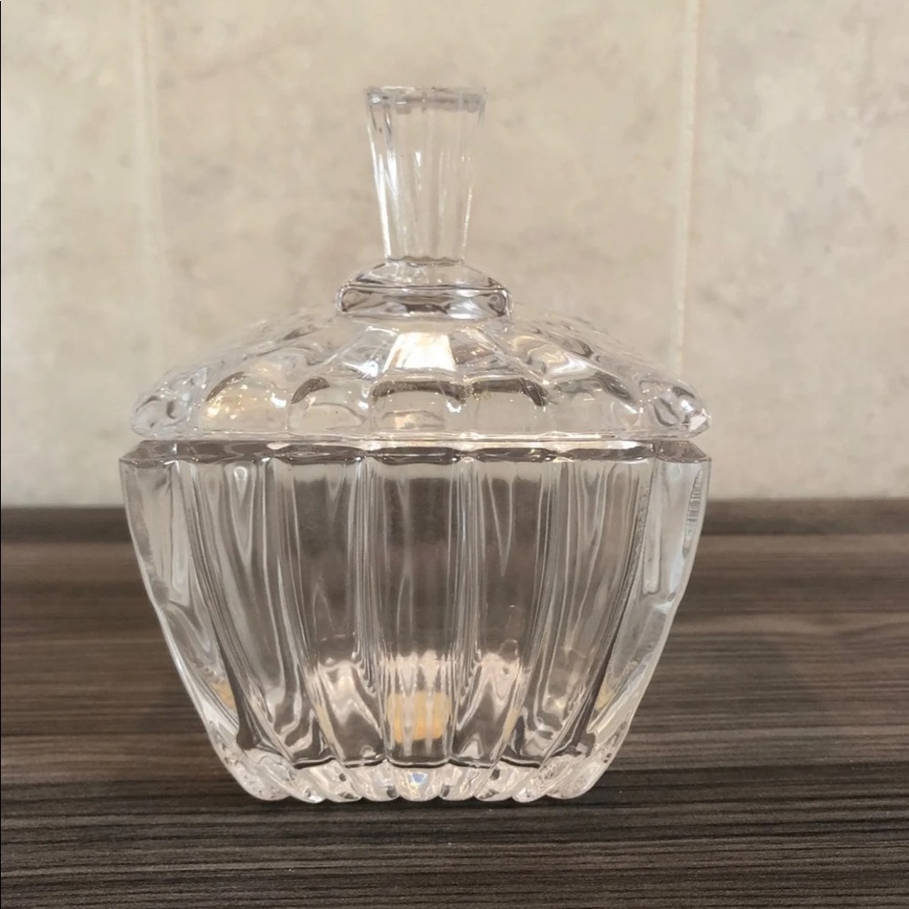 Glass Covered Jar